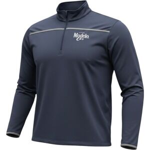 Callaway Weather Series‎ Mens XL Quarter Zip Pullover Modelo Oro Navy Blue Golf